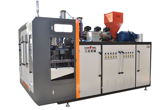 کیفیت  CE Jar Blow Molding Machine 2 Die Heads Plastic Water Bottle Blowing Machine 11kw کارخانه