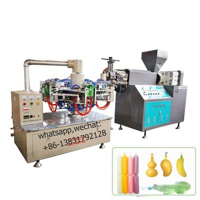 LDPE Ice Lolly Tube اتوماتیک بطری دستگاه دمنده HDPE 15kw 2 ایستگاه