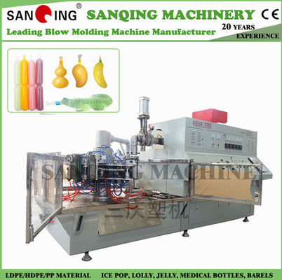 Ldpe Hdpe Semi Auto Blow Molding Machine 4/6/8 قالب